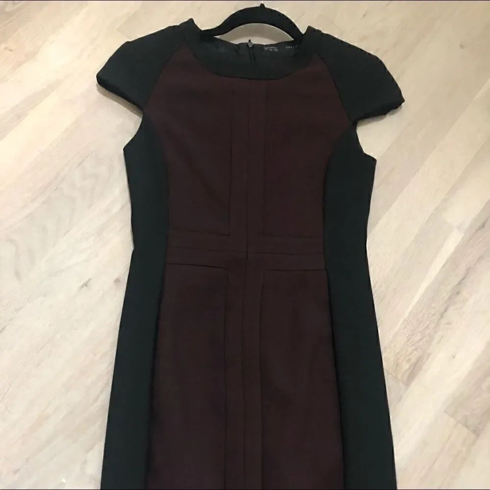 Zara Colorblock Mini Dress - Picture 4 of 11